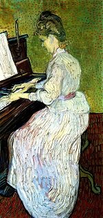 Винсент Виллем Ван Гог Маргарита Гаше у фортепиано Овер 1890г, ван-гог.рф